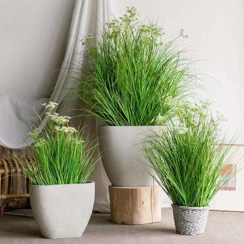 仿真洋葱草室内咖啡厅软装仿真植物蒲公英假绿植女装店仿真盆栽芦