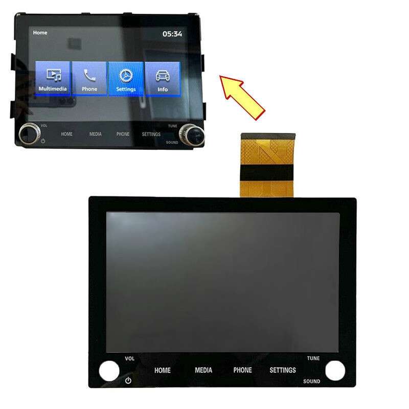 1 radio 2 knobs for 20-22 Mitsubishi Outlander 8 