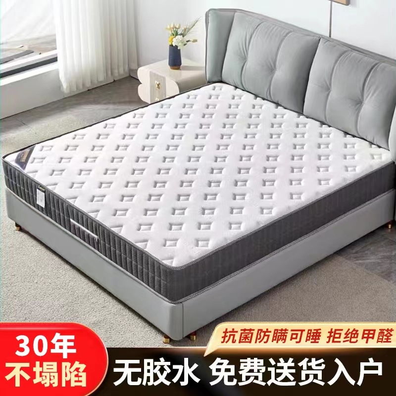 蓝盒子睡宝床垫席梦思软硬两用乳胶椰棕经济家用卧室独立袋弹簧