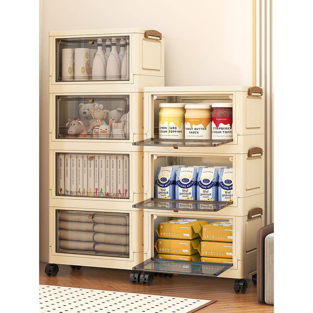 【折扣价】防尘书架落地家用客厅仿玻璃门展示柜置物架子储物收纳