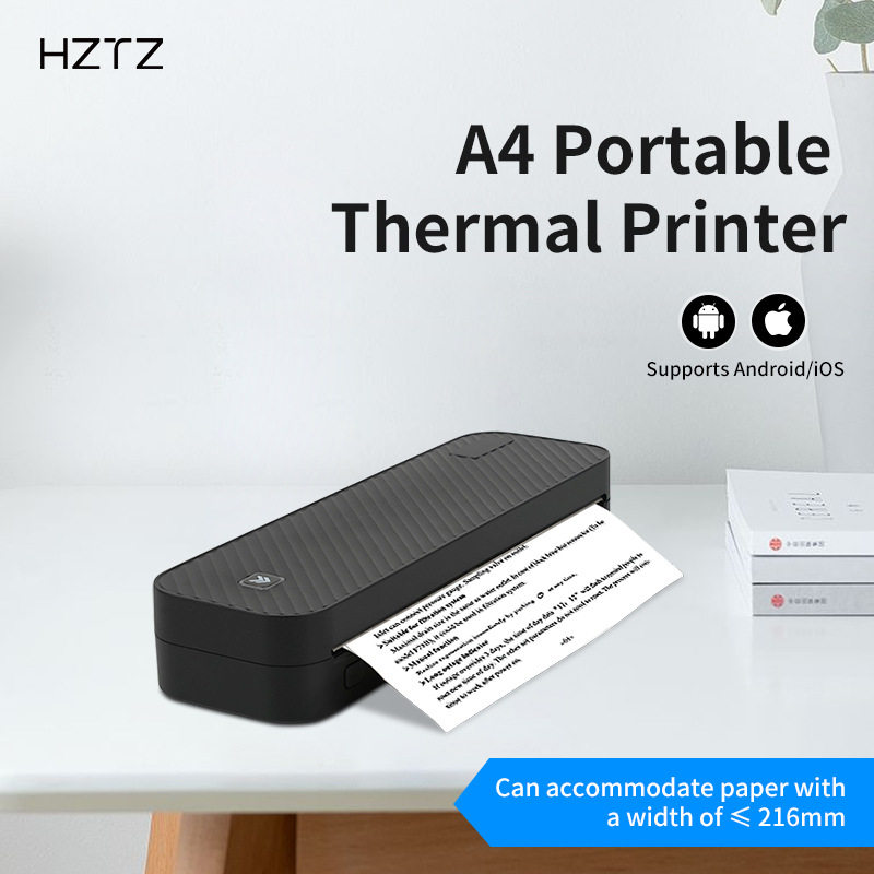 HZTZ-A4DY热敏打印机便携家用打印机无线可连手机纹身打印机