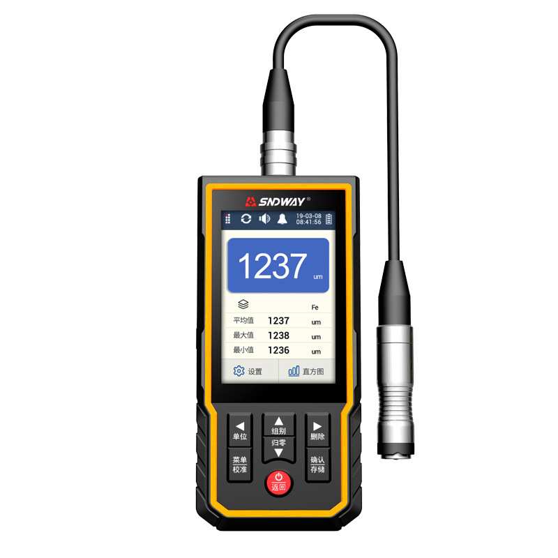 深达威SW-6310D触摸彩屏涂层测厚仪工业分体式语音款镀锌测量