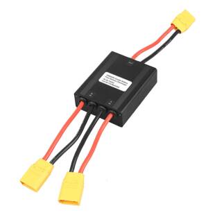 自行车锂电改装配件双电池并联模块20V-72V 50A同时放电增加电流