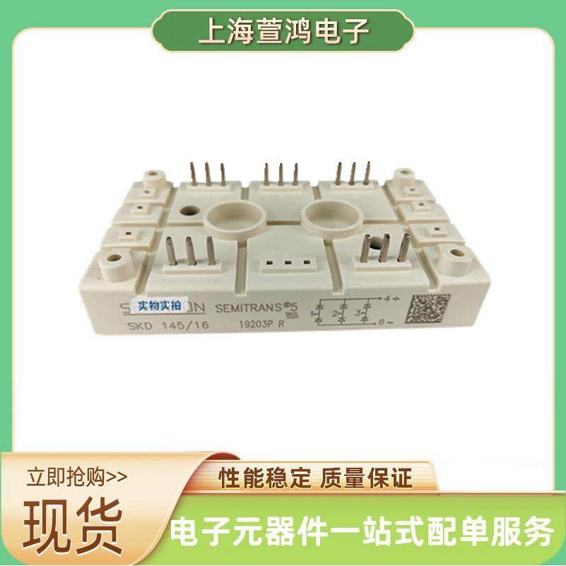 SKD145/16 原厂供应单向整流桥模块可控硅整流器 电子元件