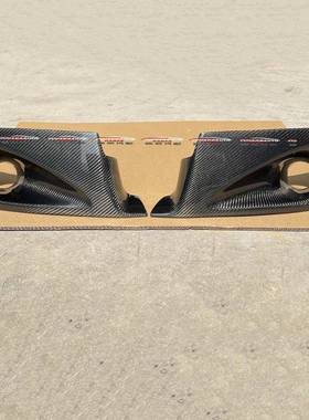 适用斯巴鲁翼豹GRB WRX STI 10th改装APR款碳纤维前杠入风口 汽车