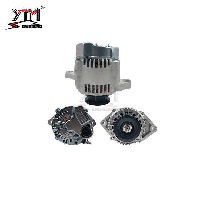 发电机适用4LE2/EX55 12V100A (圆插)单轮13550-6220/扁线