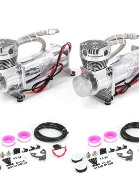 跨境热销汽车改装悬架打气泵12V 200PSI 大功率空气压缩电机泵