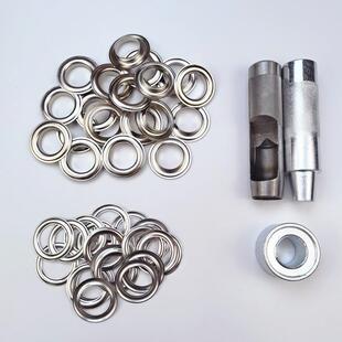 100套内径20mm气眼带安装工具加厚篷布扣索环游艇帆布孔眼供跨境
