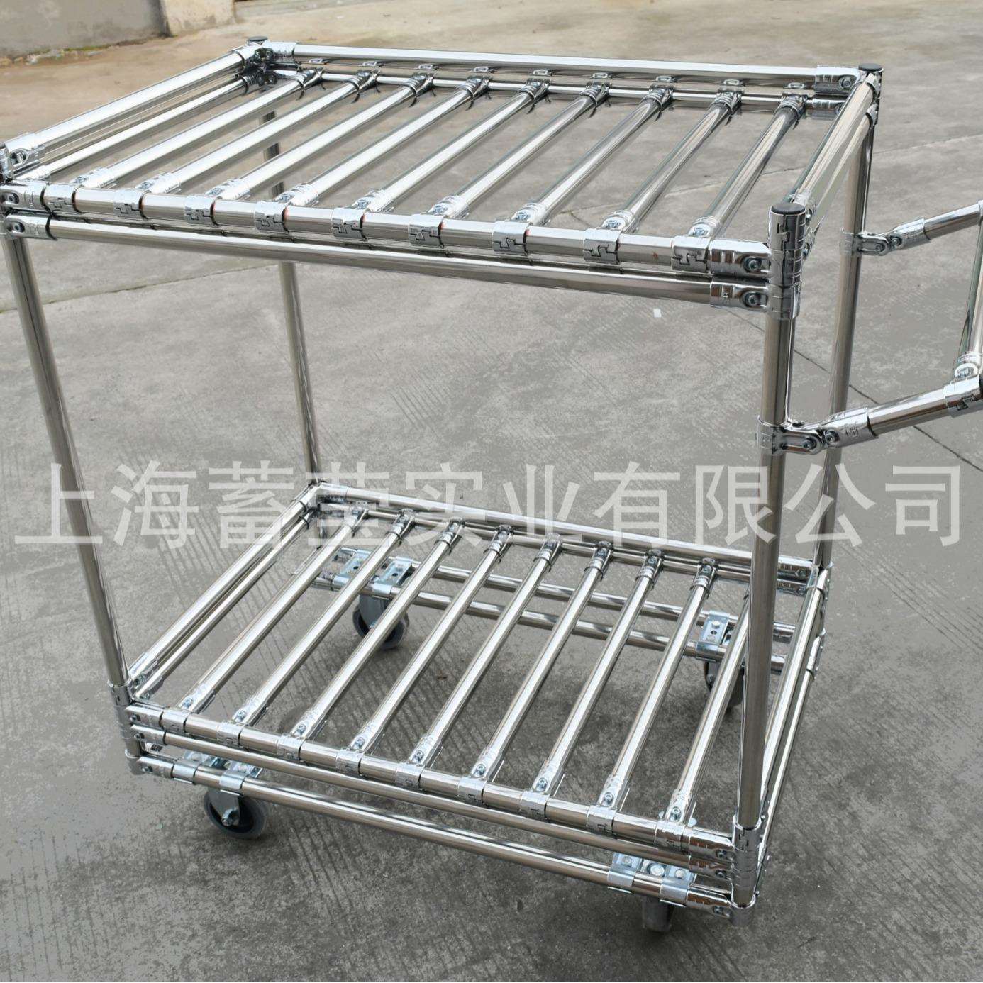 厂家供应 第二代 不锈钢线棒 精益管物流推车