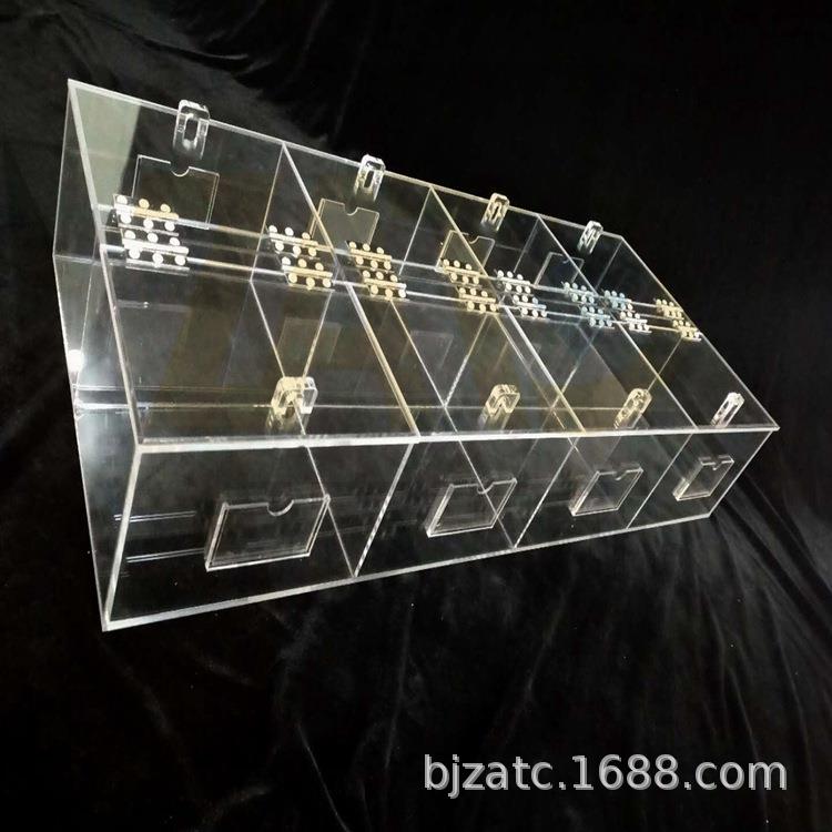 亚克力干果展示盒 有机玻璃陈列架 超市商城均可使用 厂家直销
