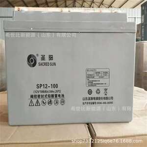 圣阳蓄电池6GFM-100铅酸免维护蓄电池12V100AH电力核电站水电站