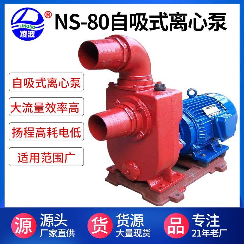 阳春牌NS-80型低噪音大流量离心自吸工业供水泵变频自吸式
