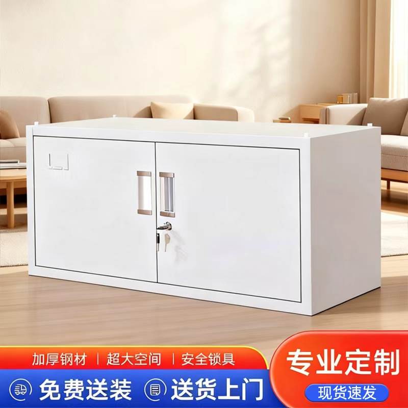 办公室加厚单节柜五节文件柜档案资料柜家用铁皮矮柜储物柜收纳柜