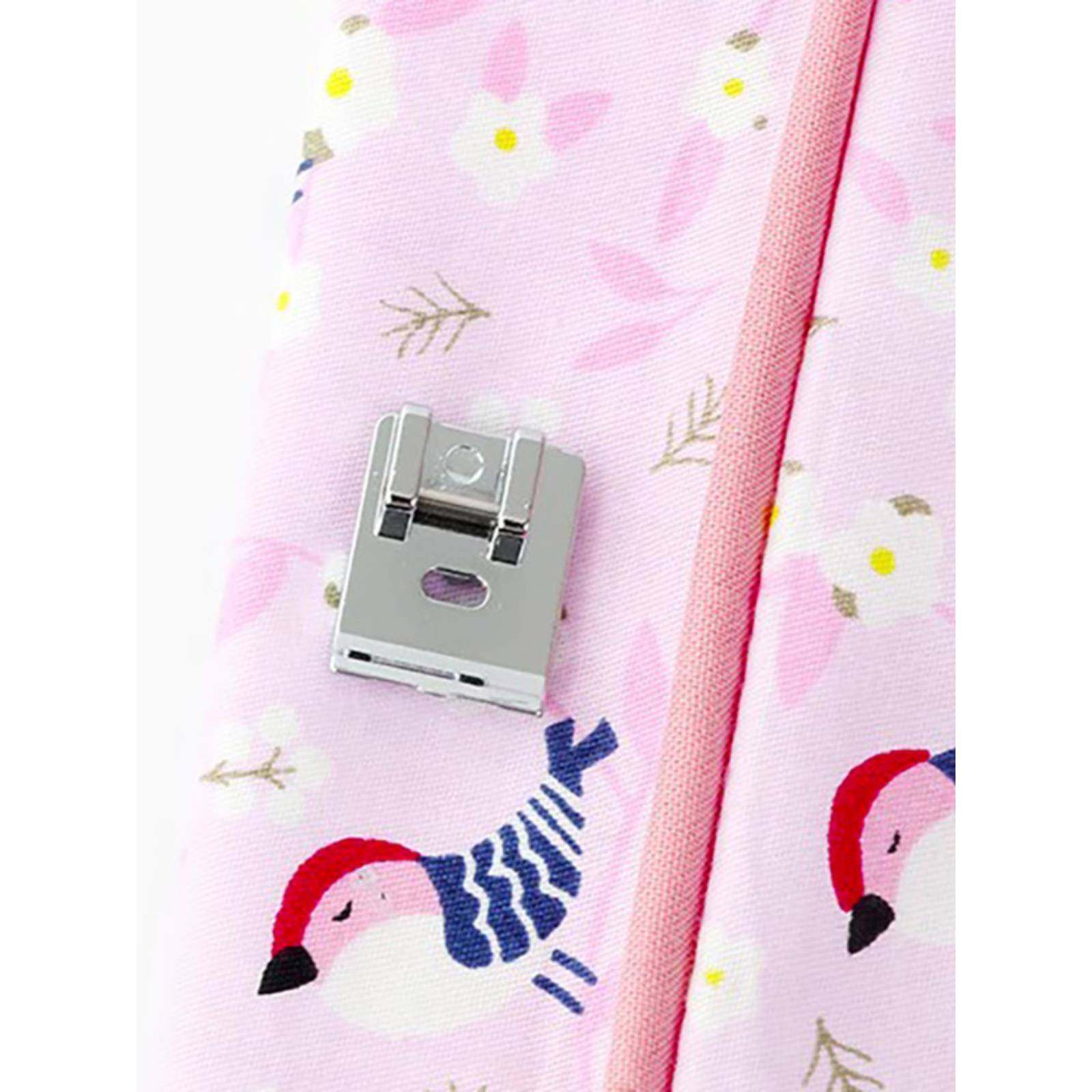 嵌绳镶绳包绳压脚 滚边条压脚芳华/蝴蝶家用多功能缝纫机塑料压脚