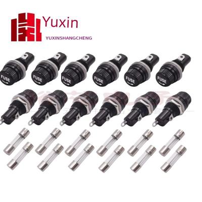 电动三轮车充电器电动汽车充电器F30A25A8A250V保险丝管保险丝座5