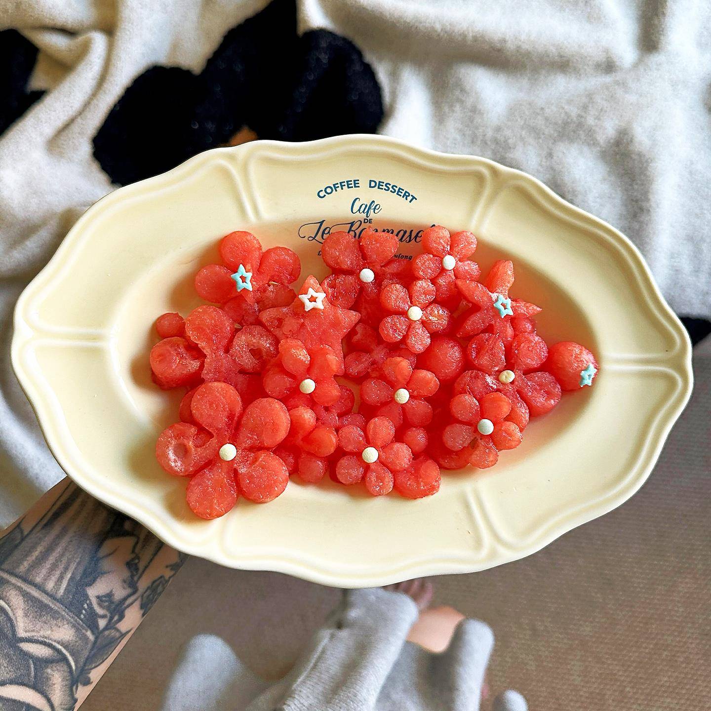 花朵模具鲜切西瓜压花器家用按压式水果蛋糕烘焙DIY3D立体食品级