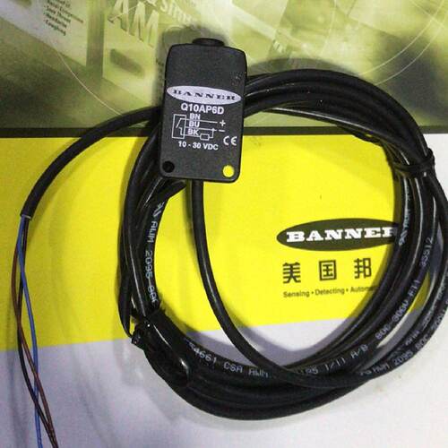 议价Q10AP6D美国BANNER邦纳微型光电感测器直反式检测距离500mm