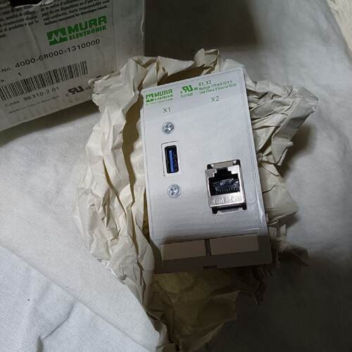 议价MURR控制柜usb网路接口面板 4000-68000-1310000
