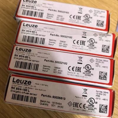 议价Leuze劳易测光电感测器RK 93/4-60 L（50022192）全新原装正