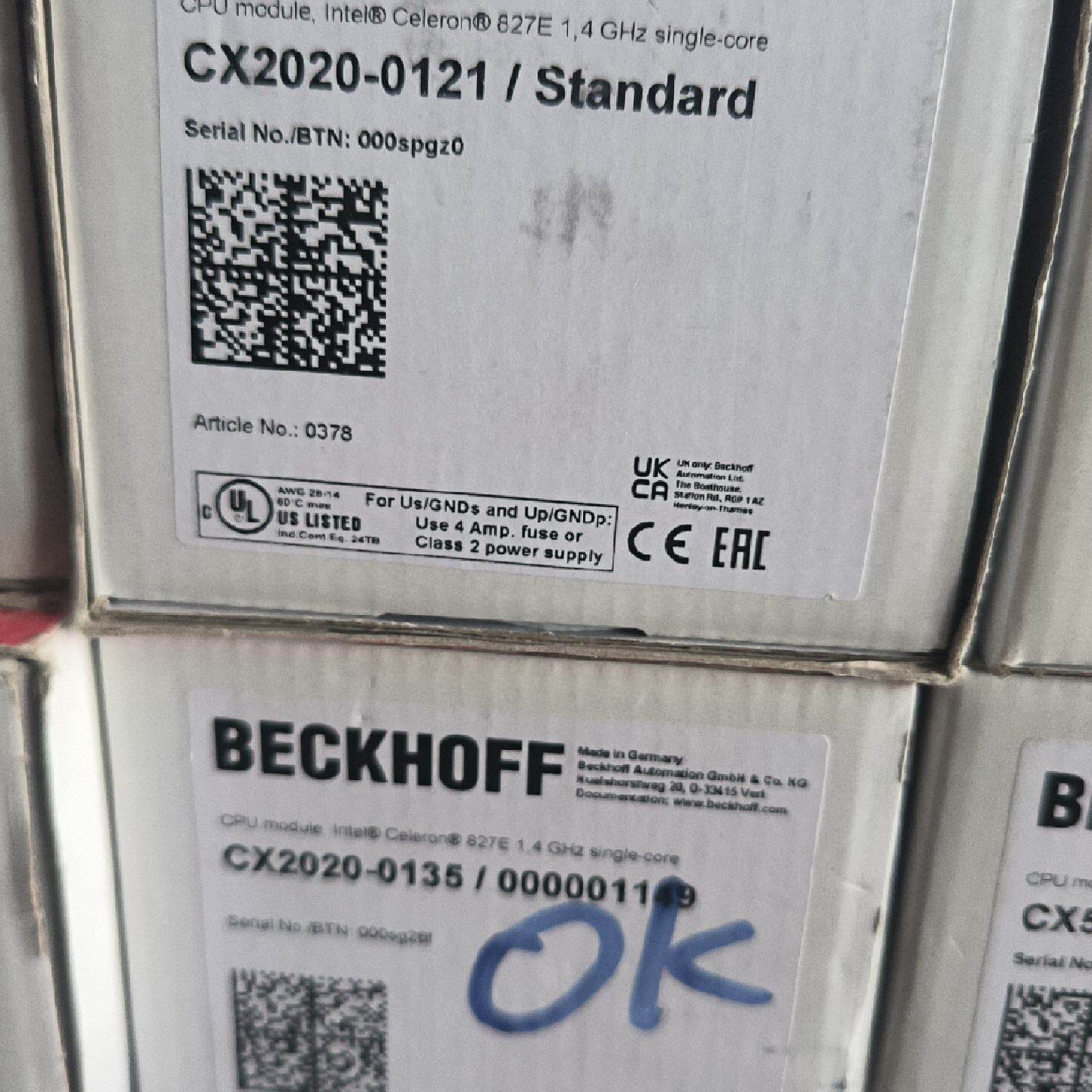 议价倍福嵌入式控制器CX2030-0180全新原装正品可对公，提供发票