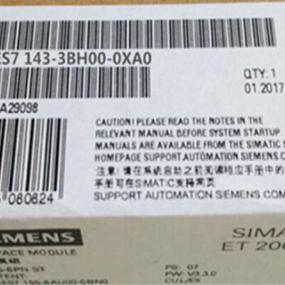 议价全新IP 6ES71433BH000XA0 BM 143 ET 200ECO 6ES7143-3BH00-0