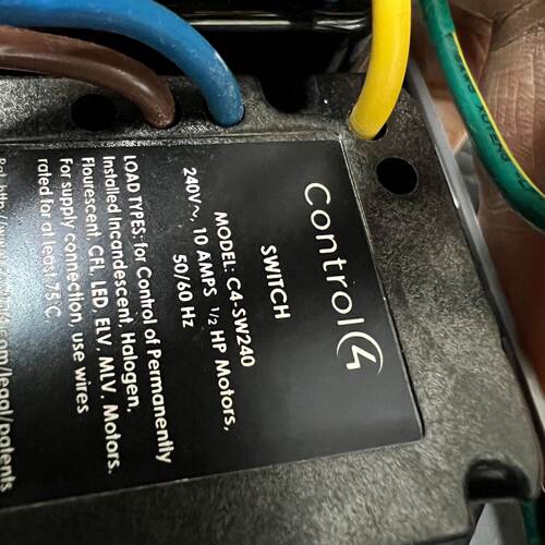 Control4 亚光白色 自适应调光开关C4-APD240议价