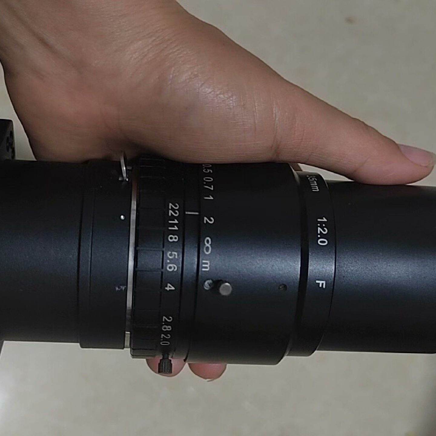 议价Haolan 35Mm F2.0 Industrial Camera LineSweep Lens Beauti - 实物图