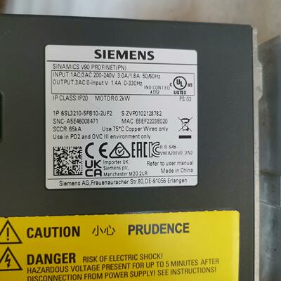 议价Driver 6Sl32105Fb102Uf2 Is Available Motor 1适用