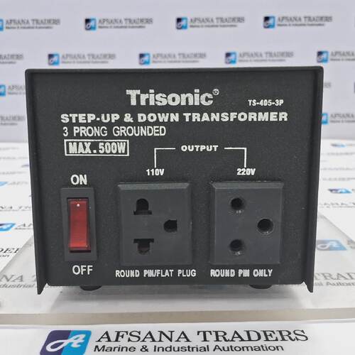TRISONIC TS4053P STEPUP  DOWN TRANSFORMER MAX.500W