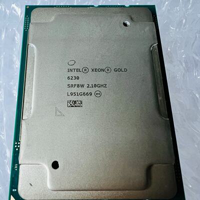 溢价-至强正式版6230CPU20核心40线程主频2.1G