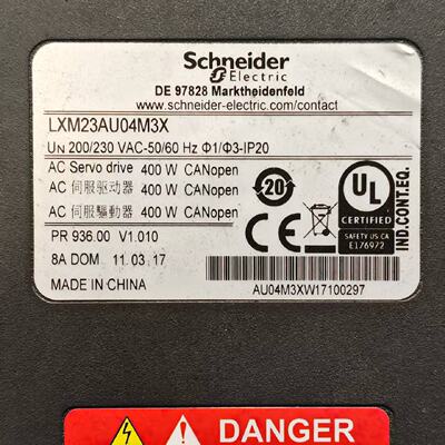 议价Servo Driver Lxm23au04m3x  Servo Motor Bch06适用