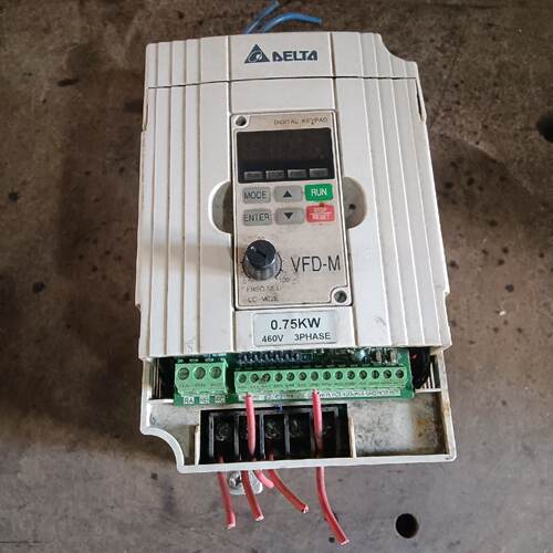 【询价】台达变频器 0.75kW 380V VFD007M43B 拆适用