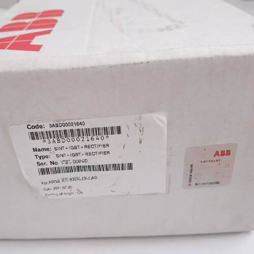议价全新原装现货3ABD00021640 ABB电源驱动板SINTIGBTRECTIFIER