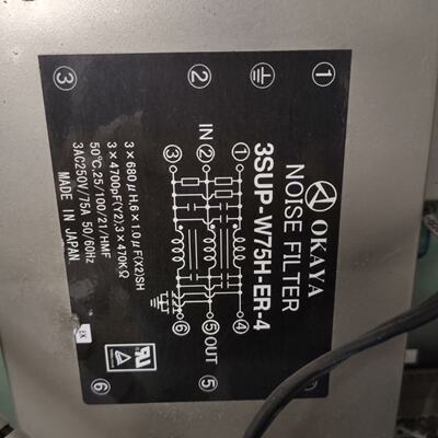 OKAYA冈谷滤波器，型号3SUP-W75H-ER-4，议价