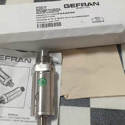 议价GEFRAN意大利杰弗伦管道压力感测器TPFADA-E-M-Z-B02D-M-V