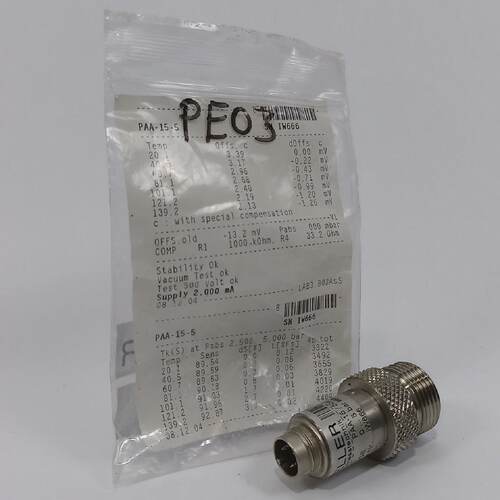 Keller PAA155 Diaphragm Flush Pressure Transducer 05 Bar