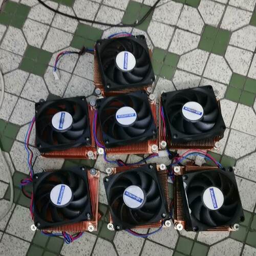 研华原装拆机散热器775针1U纯铜服务器CPU散热器-议价
