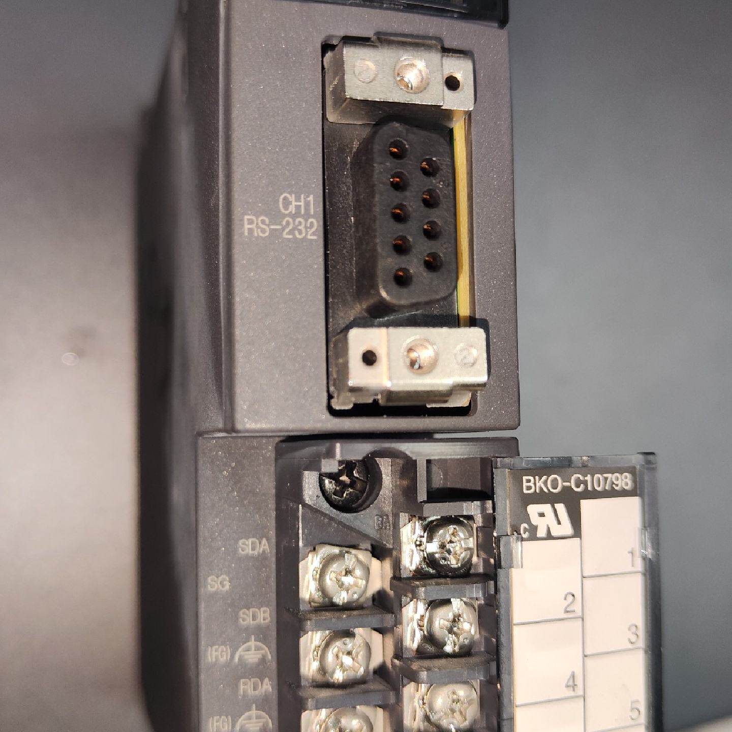 三菱PLC通讯模块QJ71c24n拆机闲置正品--议价商品