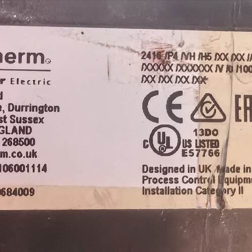 EUROTHERM 2416 2416/P4/VH/H5/X—议价