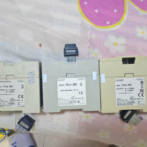 三菱FX2N2ADFX2N2DA原装正品功能已测试议价