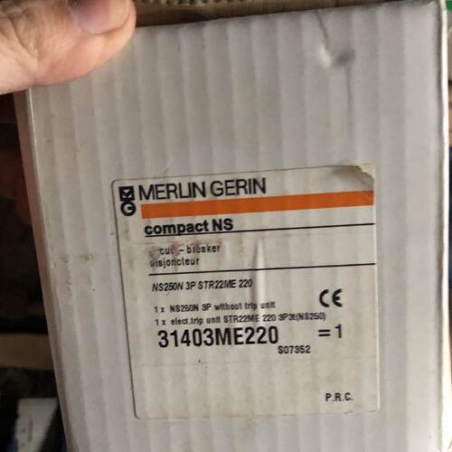 议价原装正品梅兰日兰塑壳断路器NS250N 3P STR22ME 220