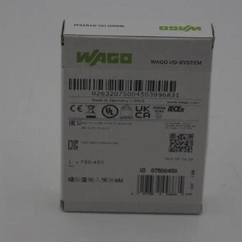 Wago 750450 Analog Input Module 4Channel Resistance Measurem