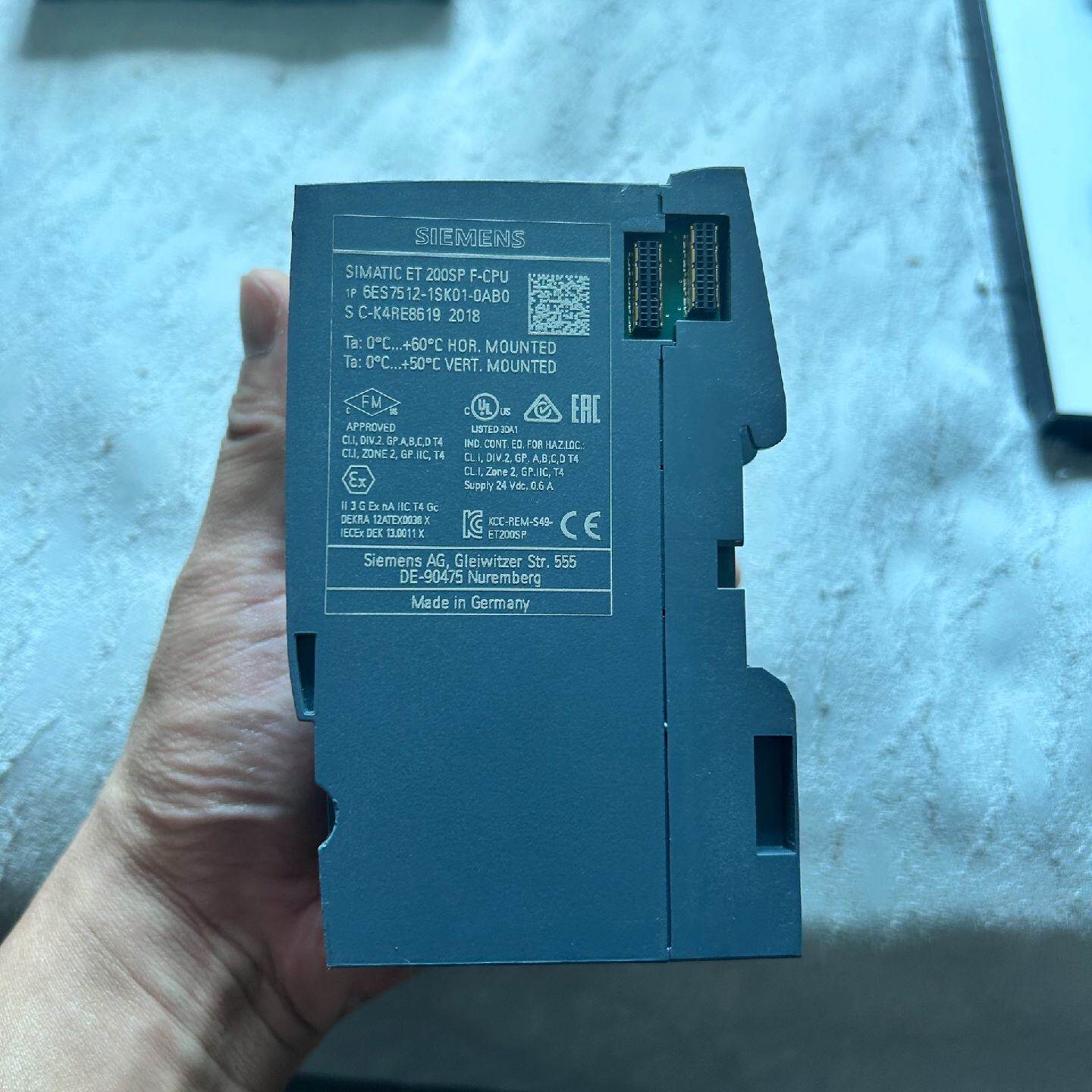 SIMATIC ET 200SP CPU模块，型号6E—议价