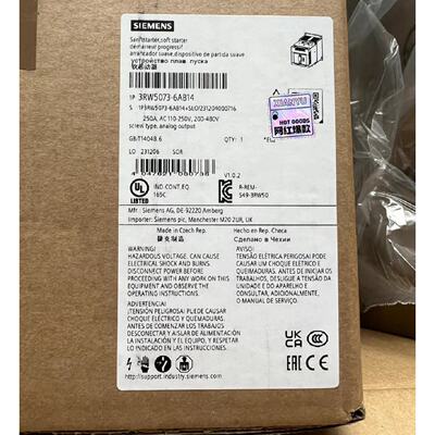 全新3RW5073-6AB14原装，实体经—议价