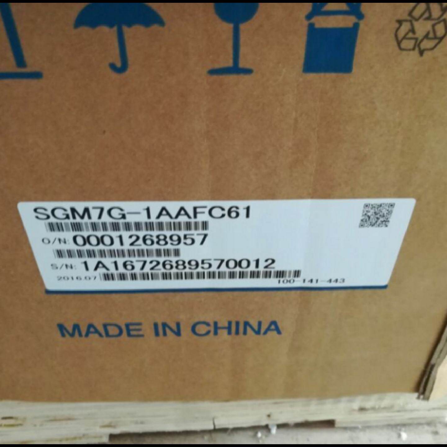 议价SGM7G-13AFC6CSGD7S-120A00B202 全新安川1.8kw伺服，现货包
