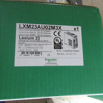 议价施耐德伺服电机LXM23AU30M3X 全新原装正品 质保一年