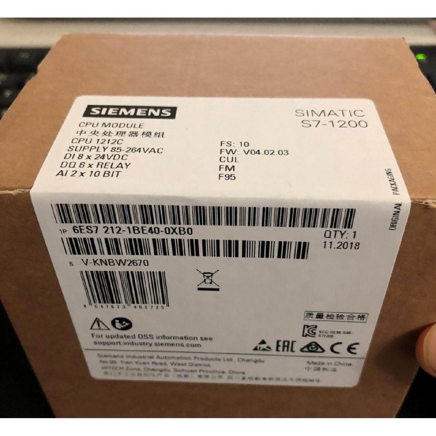 议价6ES79548LP020AA0 西门子CPU记忆卡2G 6ES7954-8LP02-0AA0 现