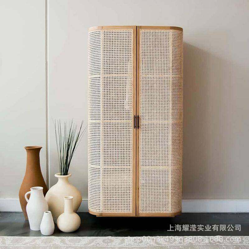 出口外贸北欧时尚高端白蜡木天然藤大衣柜简约卧室创意民宿衣橱,家装灯饰光源,其它灯具灯饰,淘宝优惠券,粉丝福利购,淘宝优惠卷