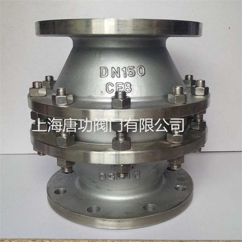 唐功ZHQ-B不锈钢对夹式氢气阻火器 油气阻火器 氧气阻火器