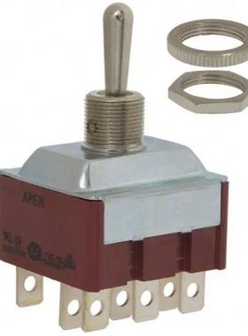 9脚3位三路钮子开关APEM 657H/2